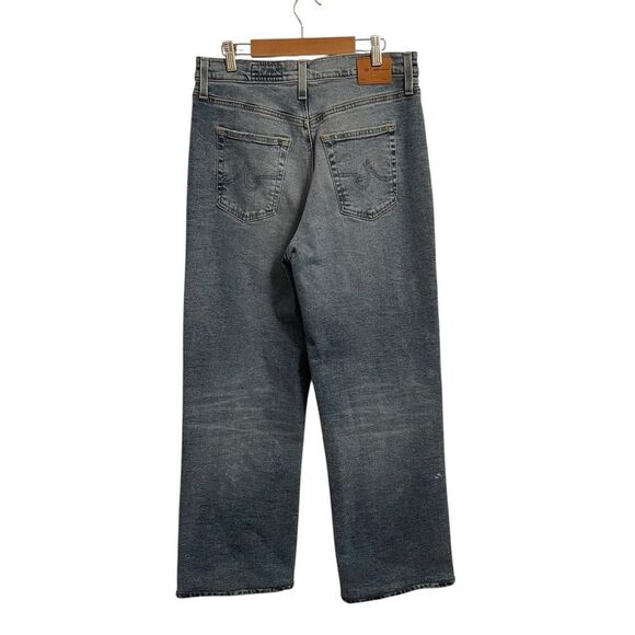 AG-ED Denim Kora High Rise Wide Leg Jeans Med Wash Size 28 - Picture 4 of 8